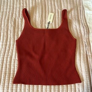 NWT SculptKnit Square Neck Tank Top